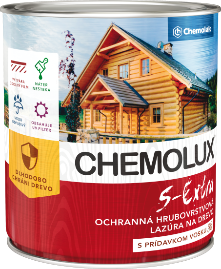 CHEMOLAK S-1025 Chemolux Extra Červený smrek,0,75L