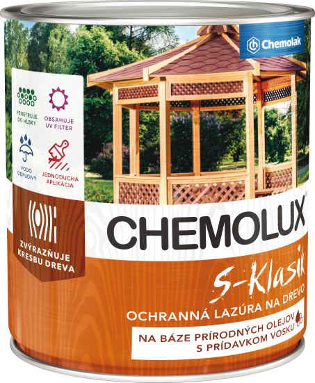 CHEMOLAK S-1040 Chemolux Klasik Červený smrek,0,75L