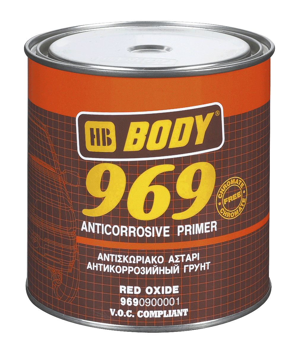 HB BODY Body 969 1K Primer Červenohnedá,1kg