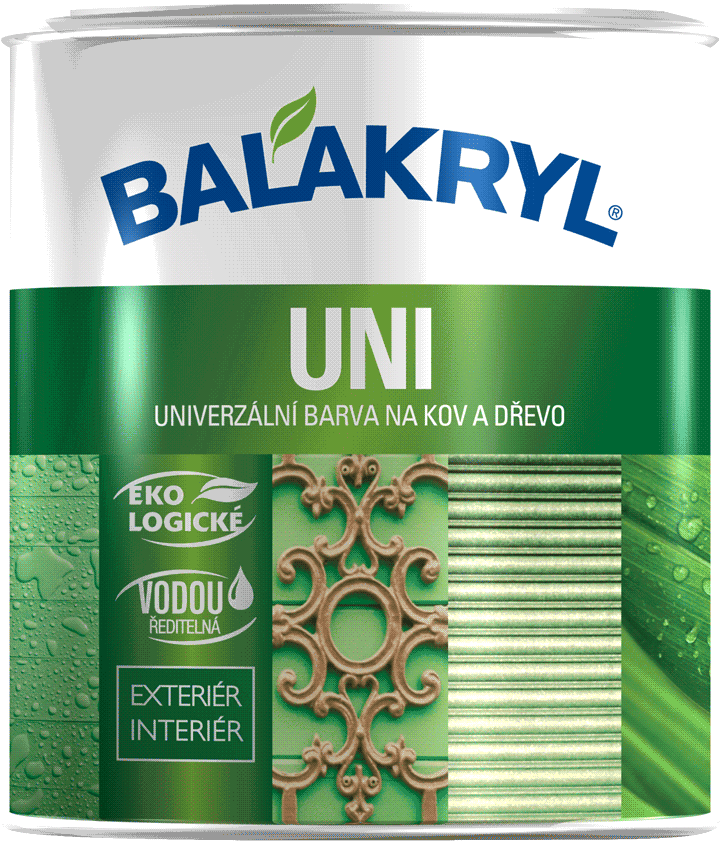 BALAKRYL UNI SATIN RAL 6003 olivová zelená,0.7kg