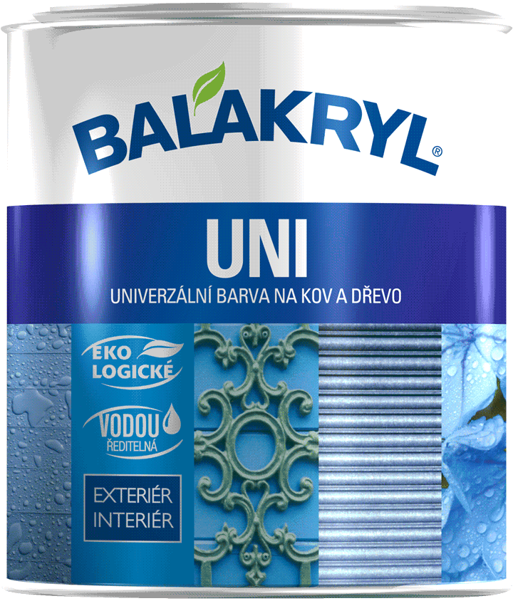 BALAKRYL UNI MAT 0101-Pastelový sivý,0,7kg