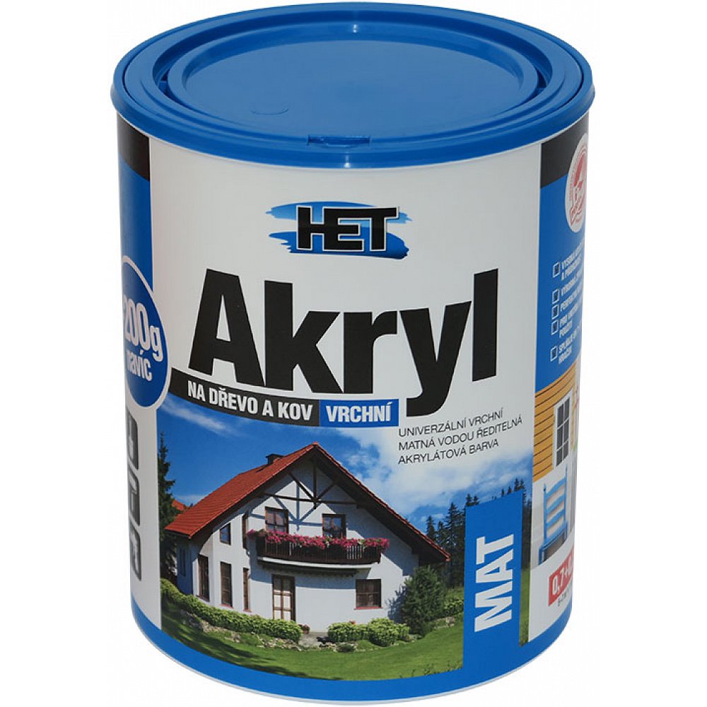 HET Akryl Mat 0100,0.7kg