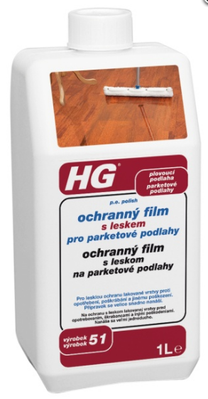 HG200 ochranný film s leskom na parketové podlahy