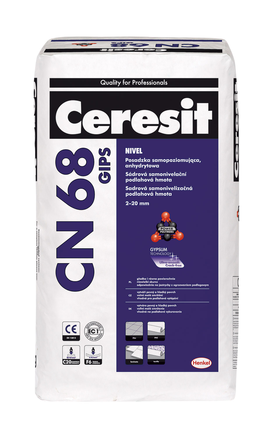 HENKEL Ceresit CN68 Cementová samonivelizačná hmota 25kg