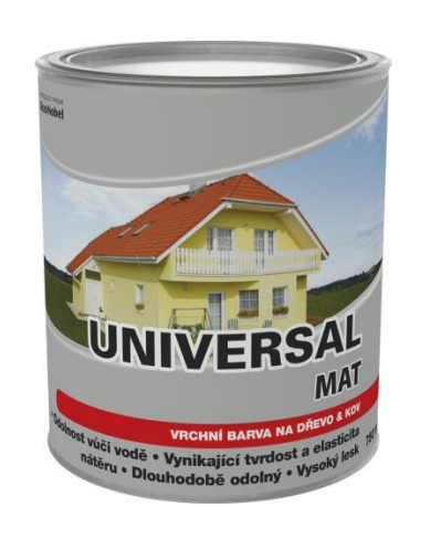 Dulux Universal mat Biely,0,75L