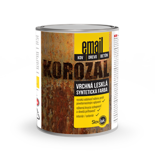 Slovlak Korozal email lesklý 2215 Hnedý karamel,3kg