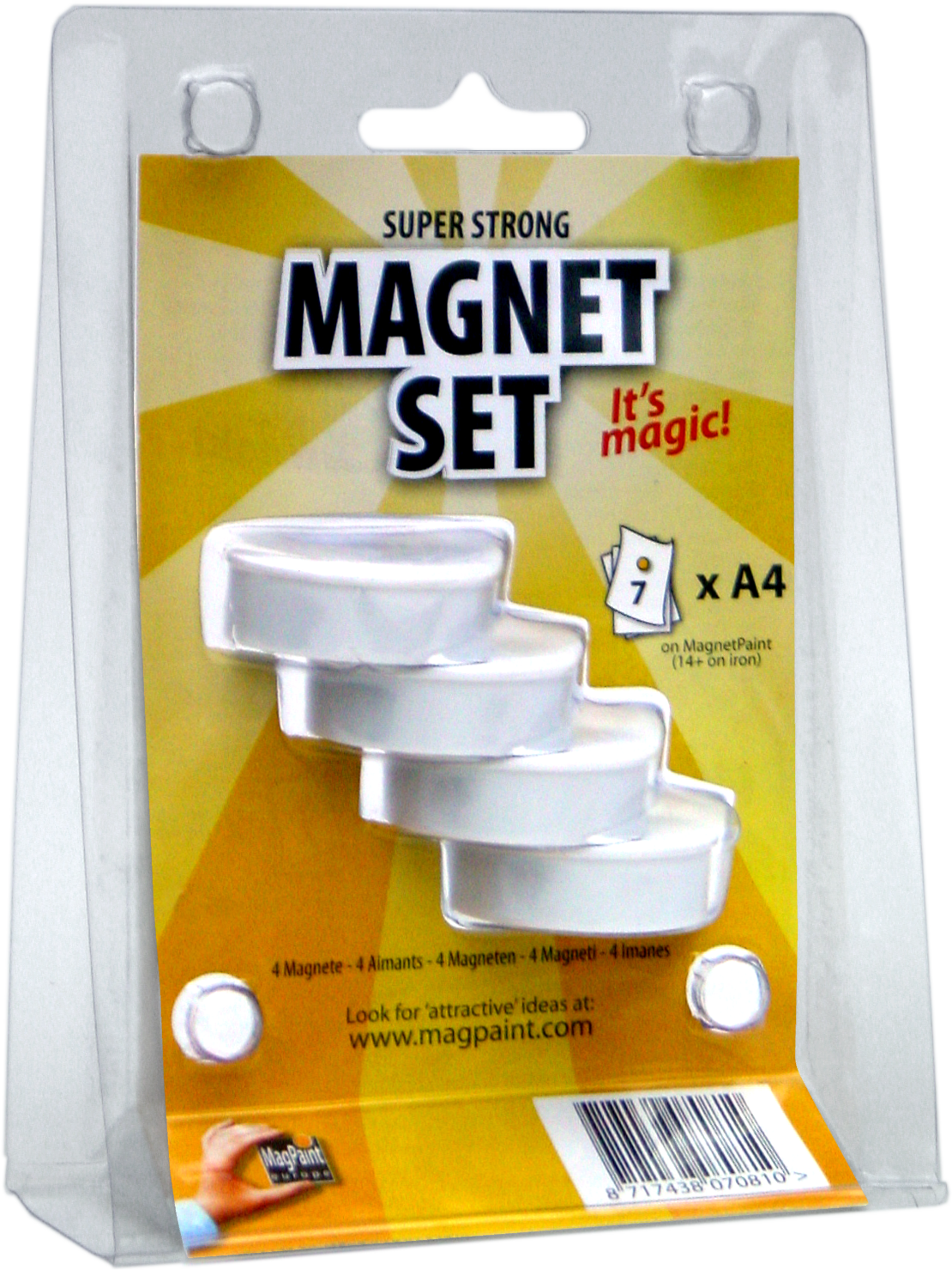 MAGPAINT Magnet Set - Farebné  Biela