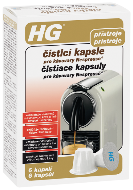 HG678 čistiace kapsuly pre kávovary Nespresso
