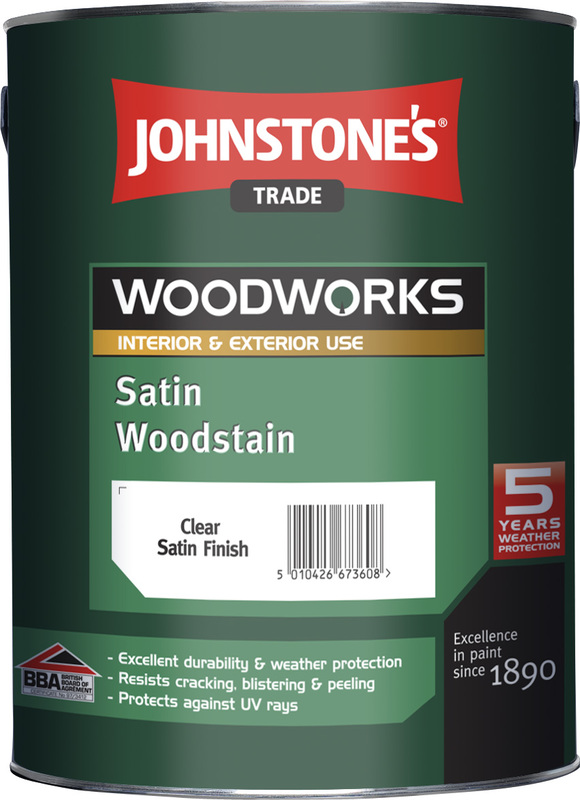 JOHNSTONE\'S Satin Woodstain -  syntetická hrubovrstvá lazúra  Borovica,2.5L