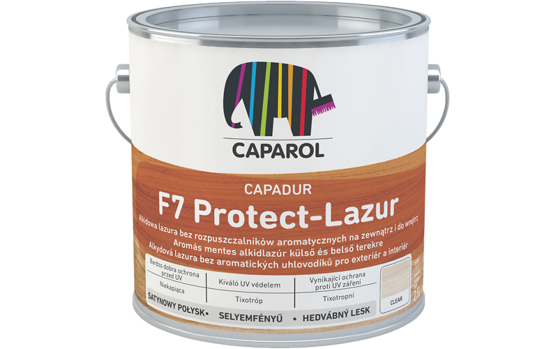 Caparol Capadur F7-Protect-lazur Hodvábne lesklá,2.5L