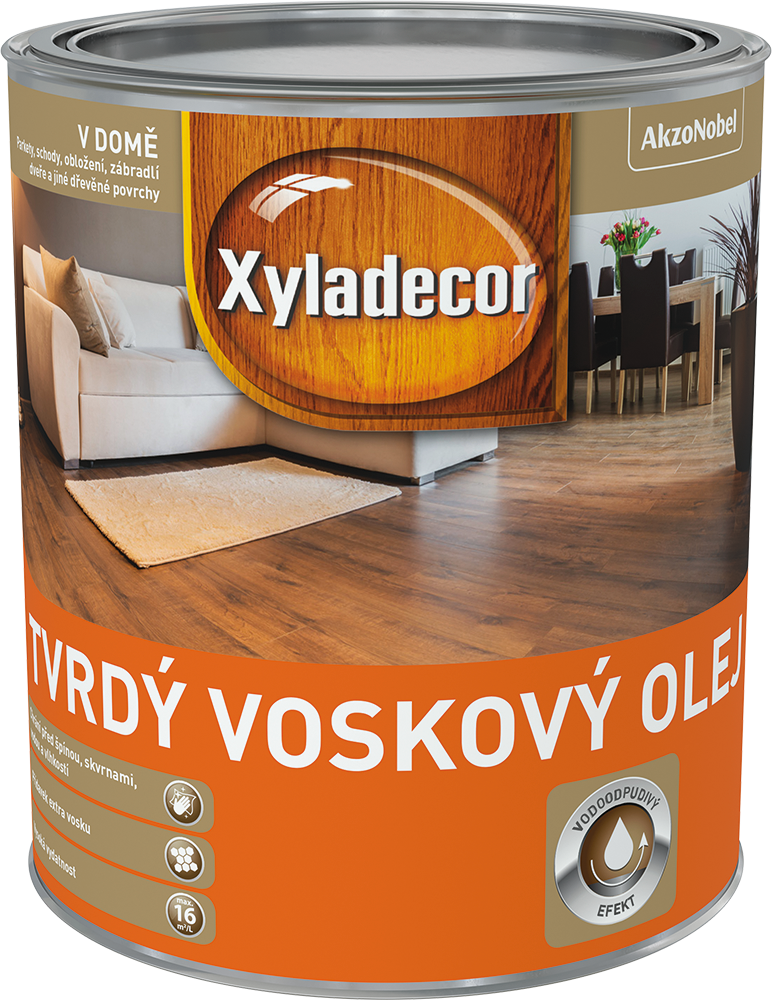 Xyladecor tvrdý voskový olej Biely,2.5L