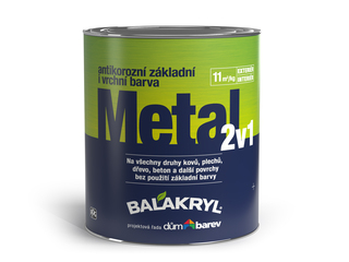 Balakryl Metal 2v1 Čierna,5kg