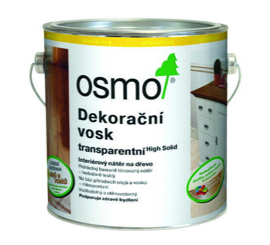 OSMO Dekoračný vosk transparentný 3138 Mahagón,750ml