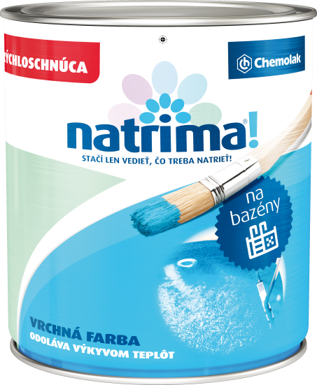 E-shop Natrima! Na bazény 0405 bazénová modrá,2,5L