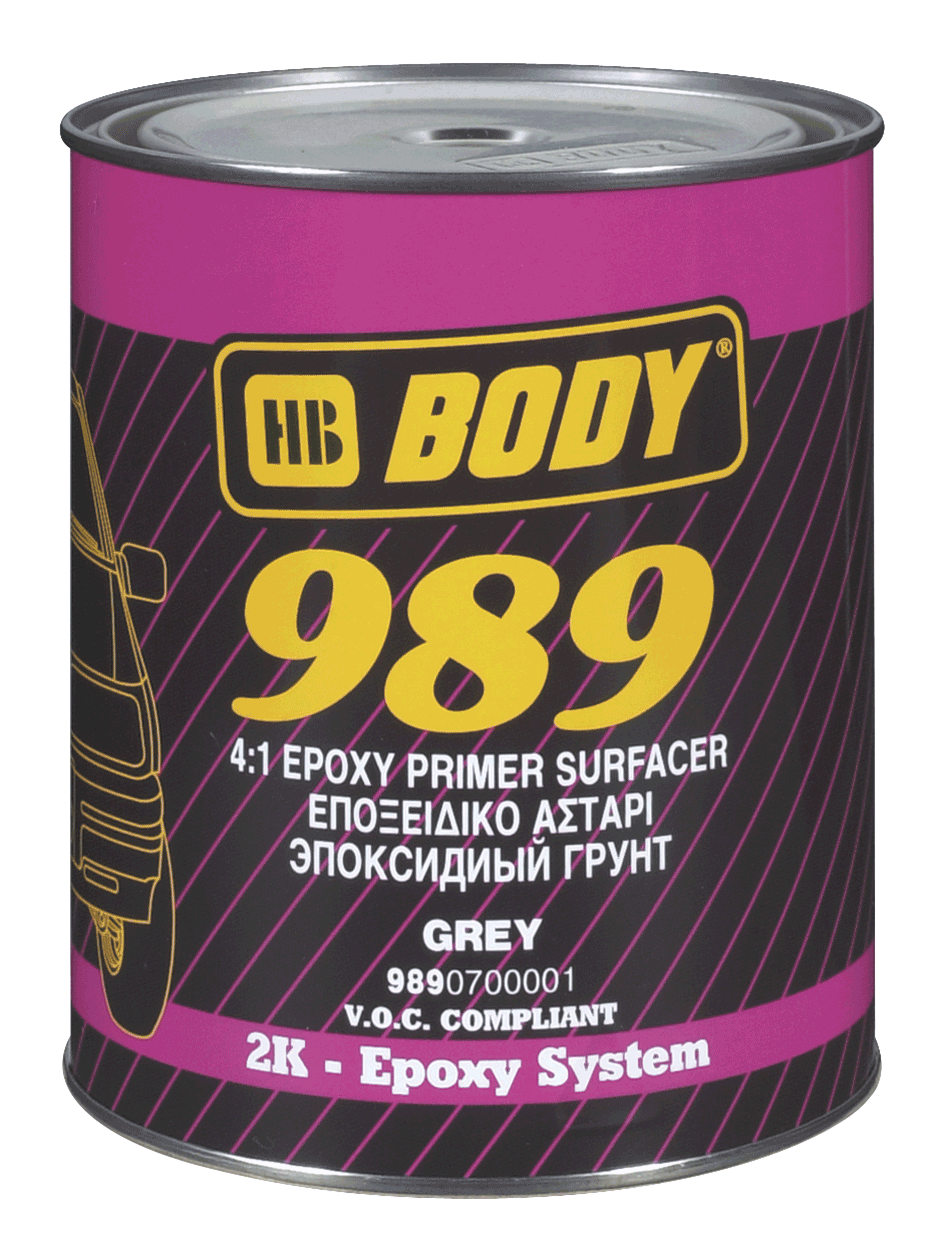HB BODY Body 989 epoxy primer Sivá,1L