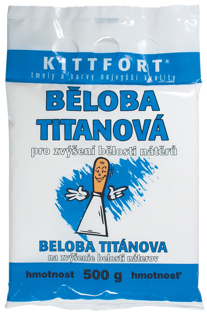 KITTFORT Prášková beloba - titánová 0,5kg