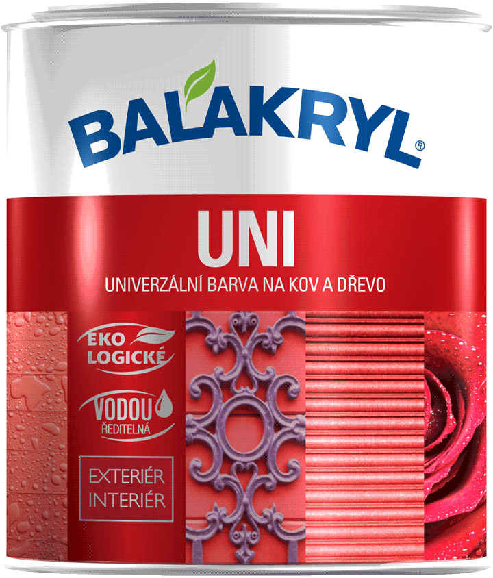 BALAKRYL UNI LESK 0245-Tmavý hnedý,0,7kg