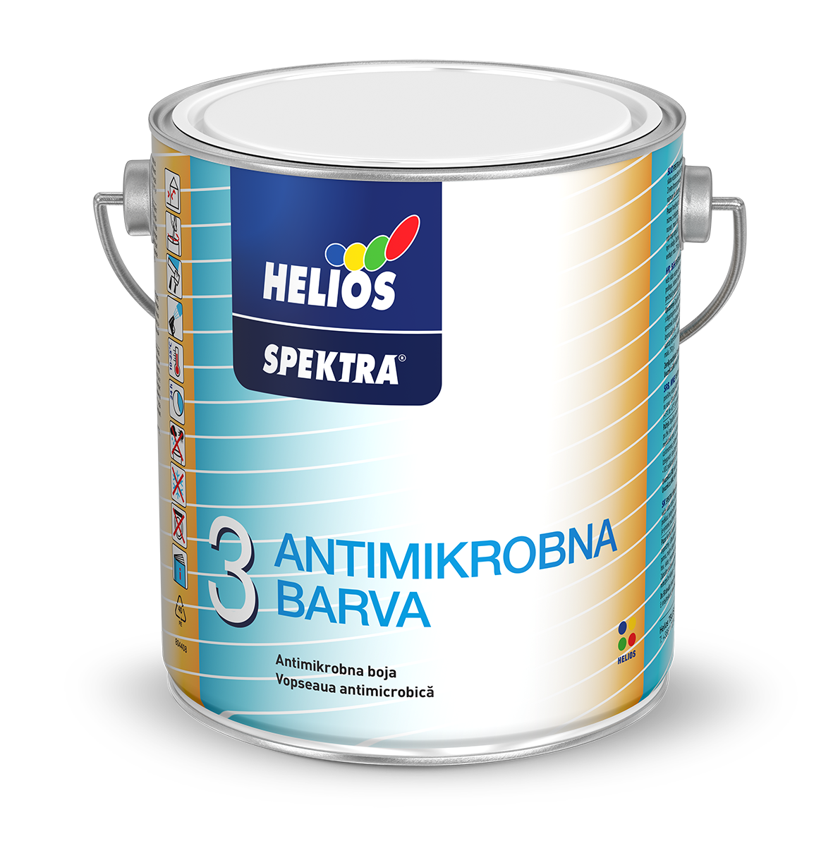 E-shop Helios SPEKTRA Antimikróbna farba Biela,20L