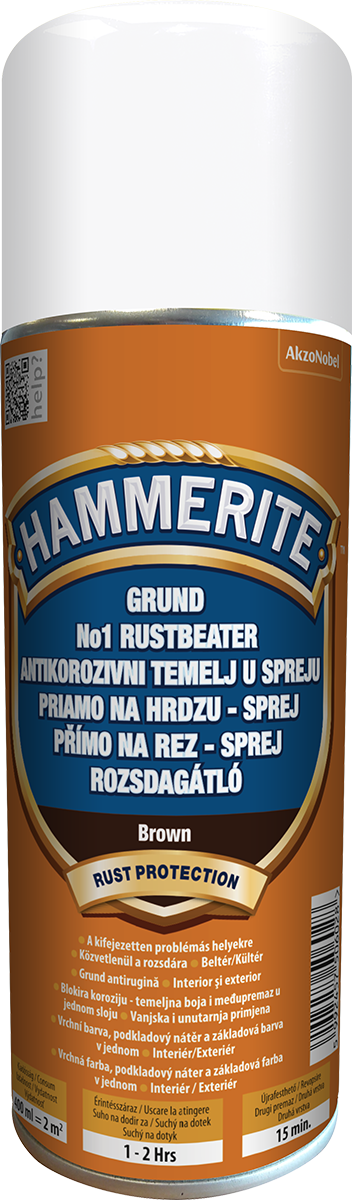 Hammerite Antikorózny sprej Hnedá,400ml