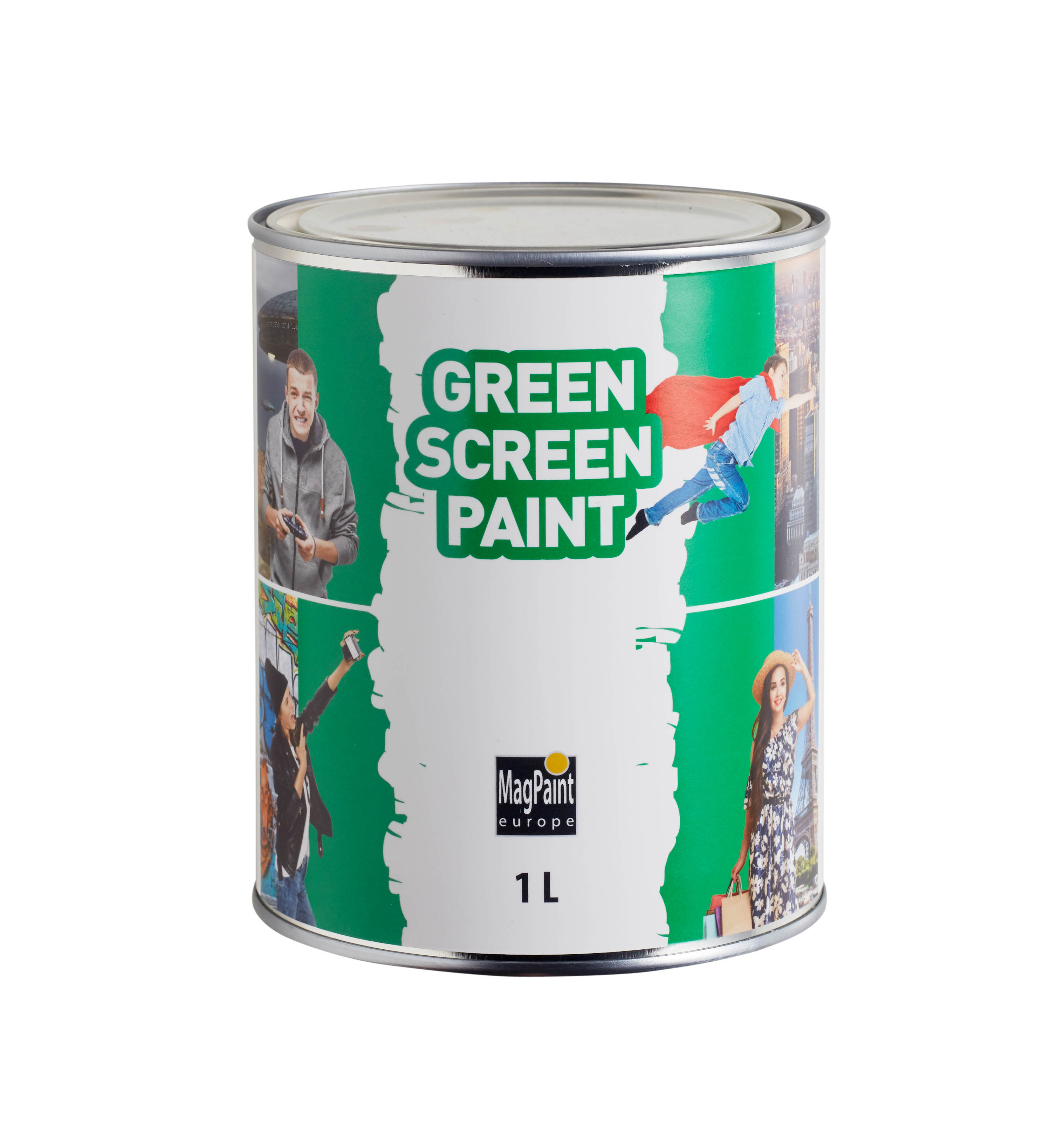 PAINTHOUSE GreenscreenPaint - Farba pre fotografov Zelená,0.5L