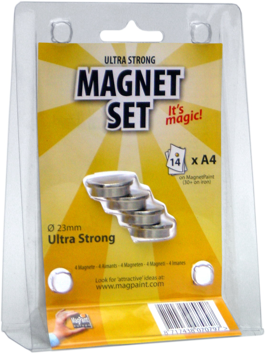 E-shop MAGPAINT Magnet Set - Neodymové 23mm