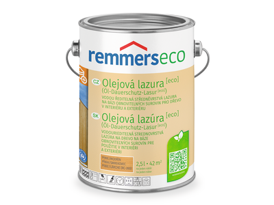Remmers olejová lazúra ECO Kiefer,2.5L