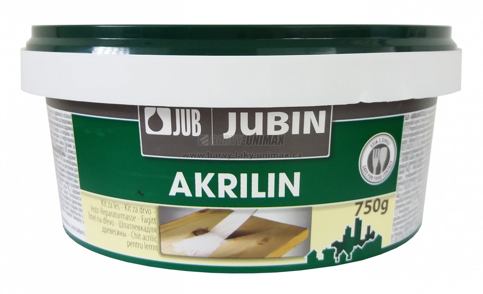 JUB JUBIN Akrilin Biela,750g
