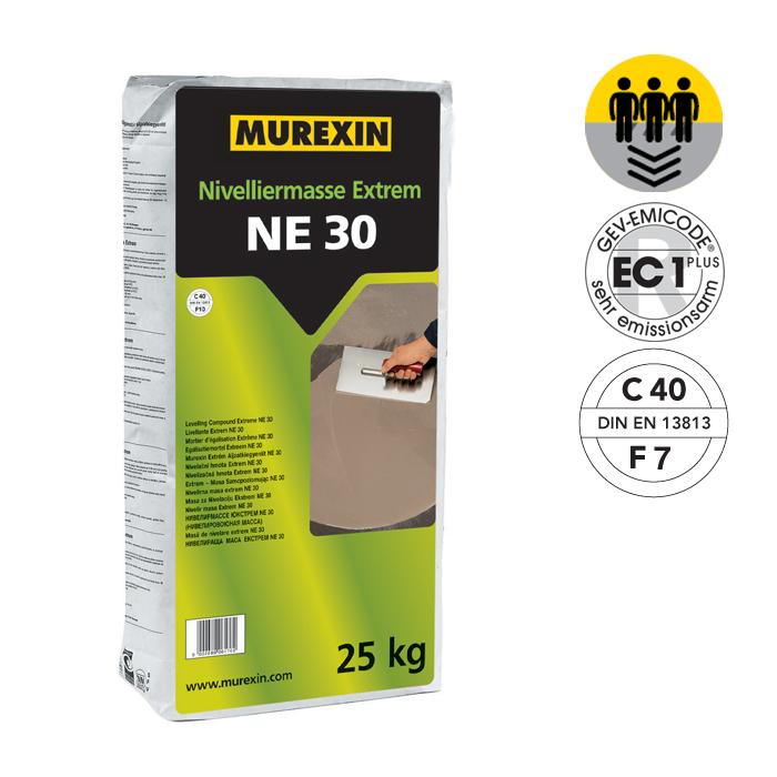 E-shop Murexin nivelačná hmota Extrém NE 30 25kg