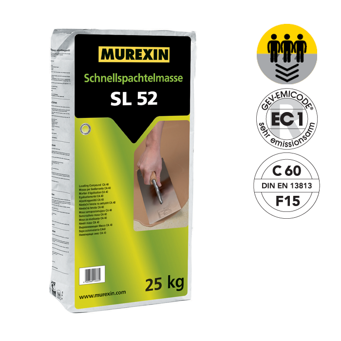 Murexin rýchla nivelačná hmota SL 52 25kg