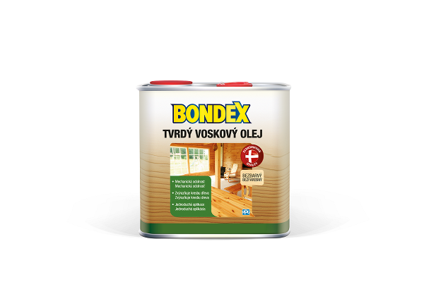 Bondex tvrdý voskový olej Bezfarebný,2.5L