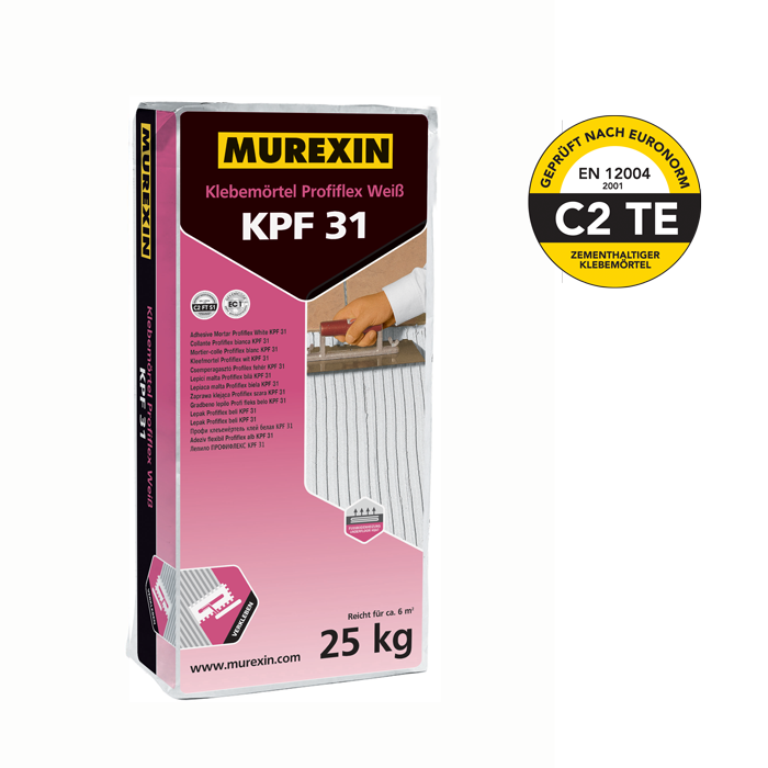 E-shop Murexin Lepiaca malta biela Profiflex KPF 31 25kg