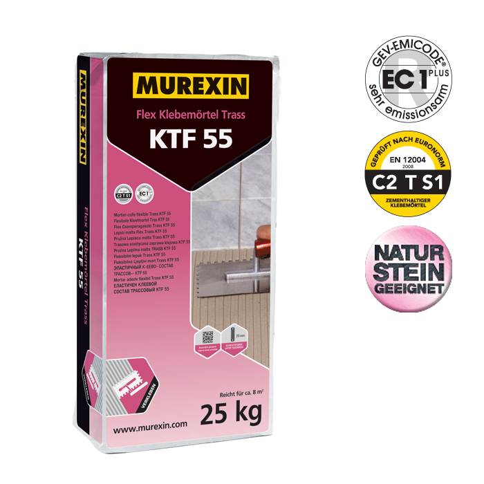 E-shop Murexin Pružná lepiaca malta TRASS KTF 55 25kg