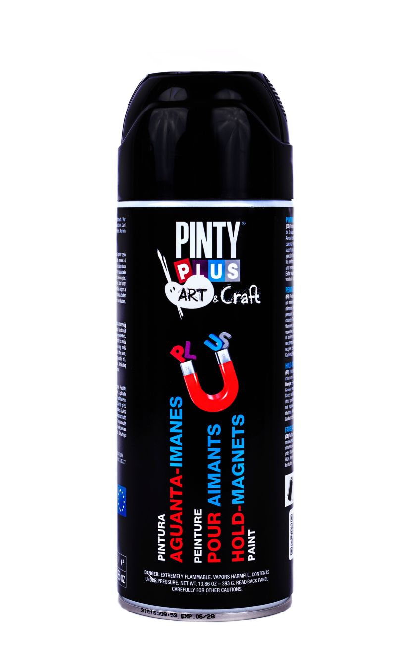 E-shop Pinty Plus Art magnetická farba v spreji Čierna matná,400ml