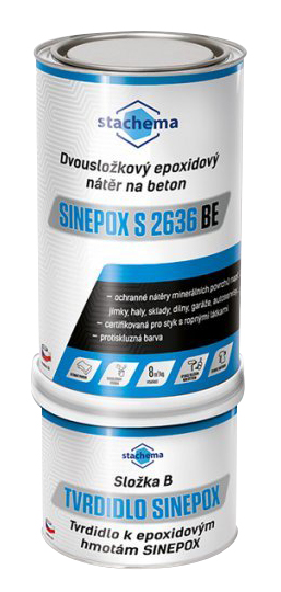 E-shop STACHEMA SINEPOX S 2636 BE Dvojzložkový epoxidový náter betónu 1.2kg