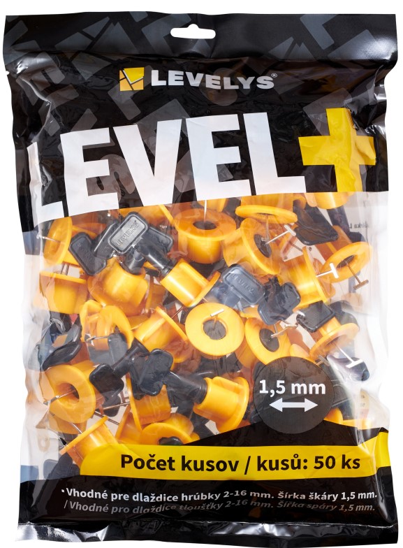 LEVELYS LEVEL PLUS 1,5mm 1.5mm,50ks