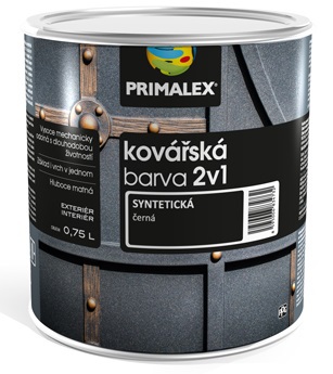 E-shop Primalex Kováčska farba 2v1 Kováčska čierna,0.75L