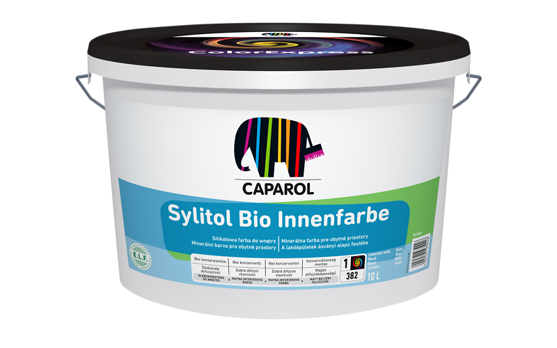 E-shop Caparol Sylitol Bio Innenfarbe Biela,2.5L