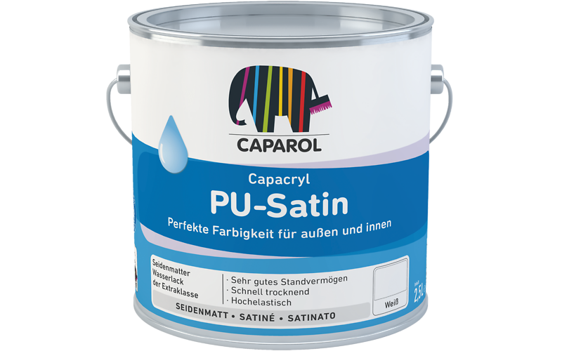 Caparol Capacryl PU-Satin Biela hodvábne matná,0.7L