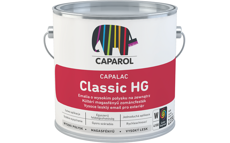 Caparol Capalac Classic HG Biela lesklá,2.5L
