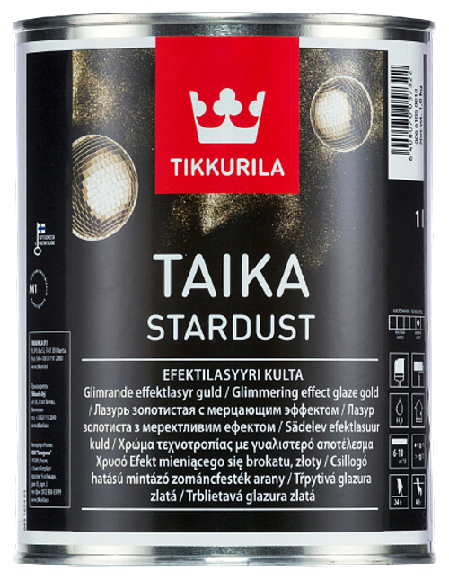 Tikkurila TAIKA STARDUST glazúra s ligotavým efektom Zlatá,3L