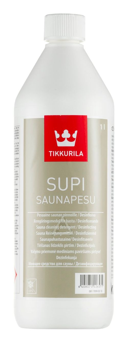 E-shop Tikkurila SUPI SAUNAPESU čistič povrchov v saunách 1L