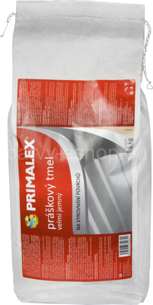 E-shop Primalex Práškový tmel - veľmi jemný Biela,5kg