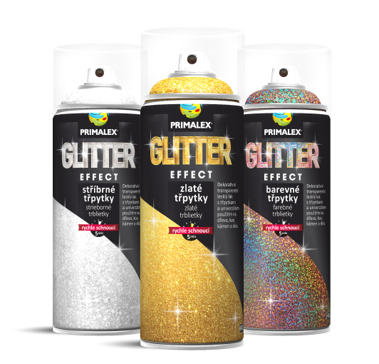 Primalex Glitter effect - lak Strieborné trblietky,400ml