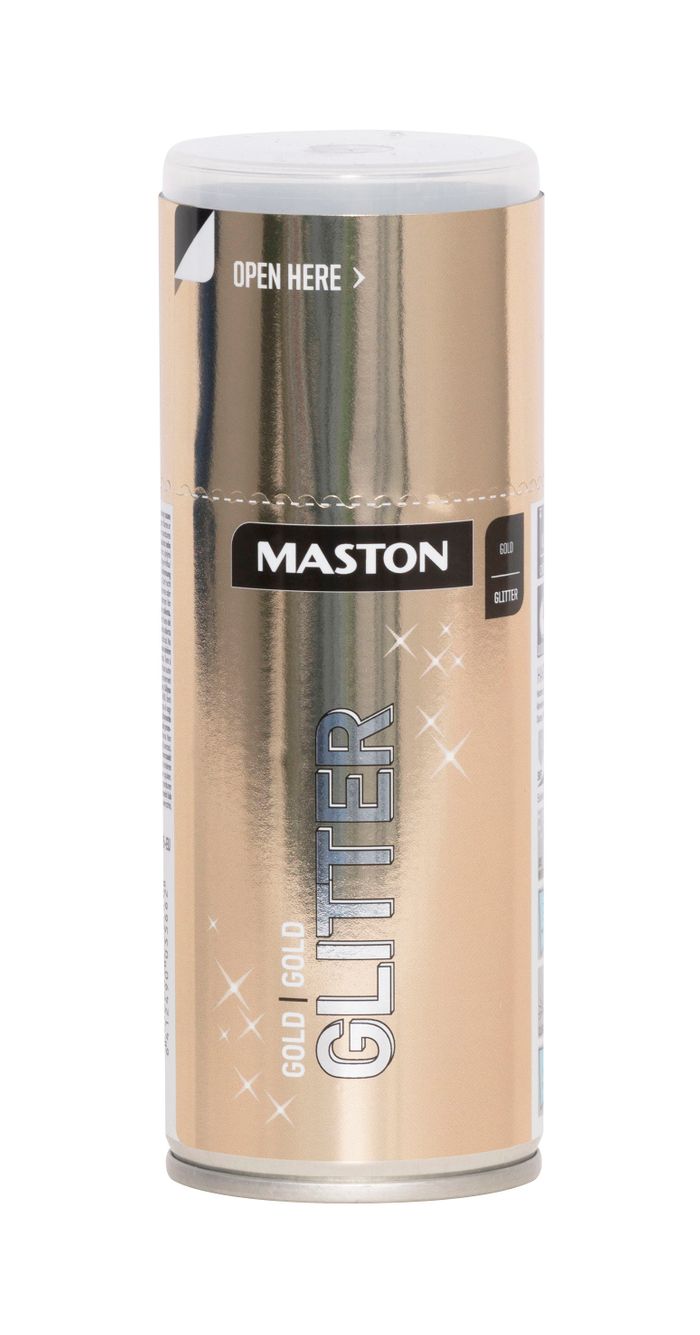 Maston SPRAYPAINT GLITTER Glitter strieborný,150ml
