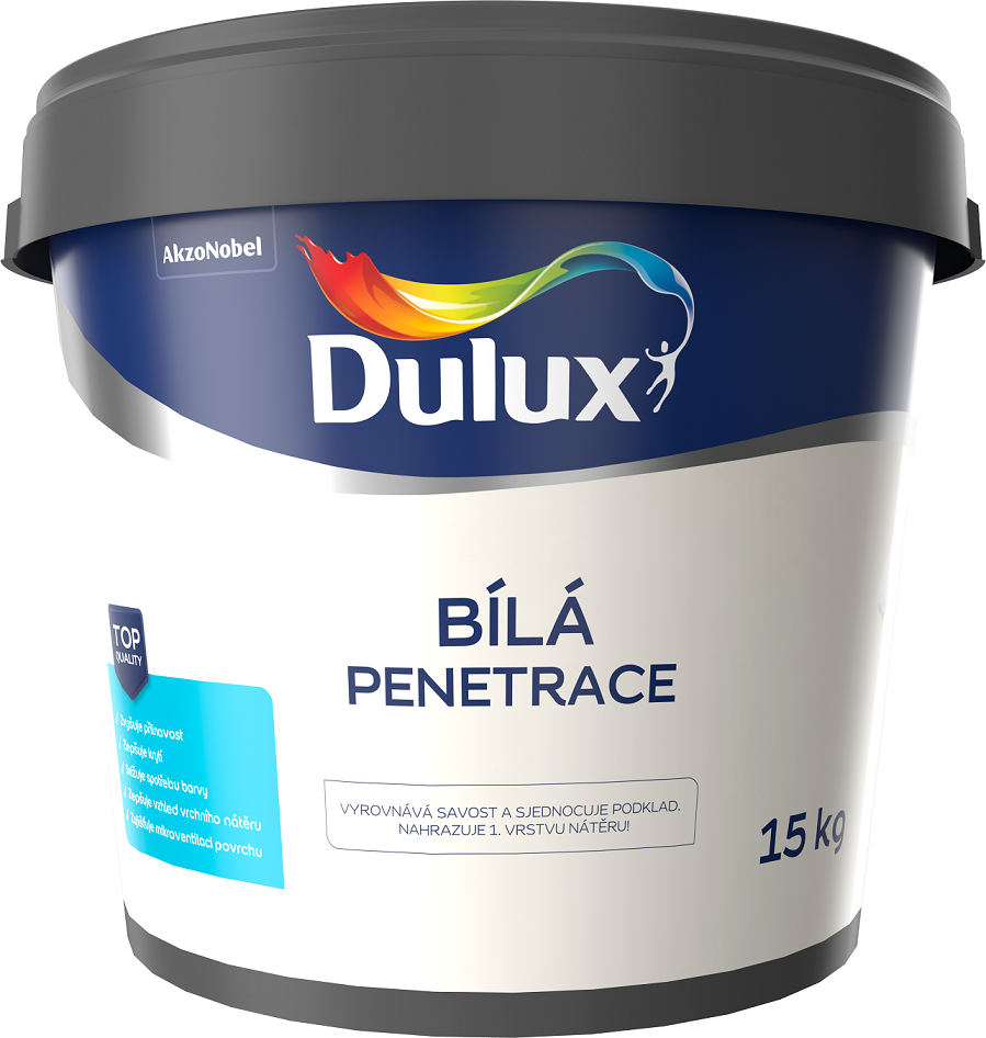 E-shop Dulux biela penetrácia Biela,15kg