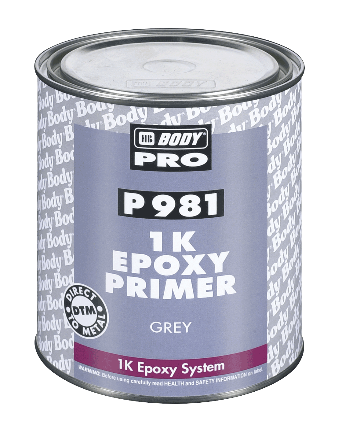 HB BODY Body 981 1K Epoxy Primer Grey Šedá,1L