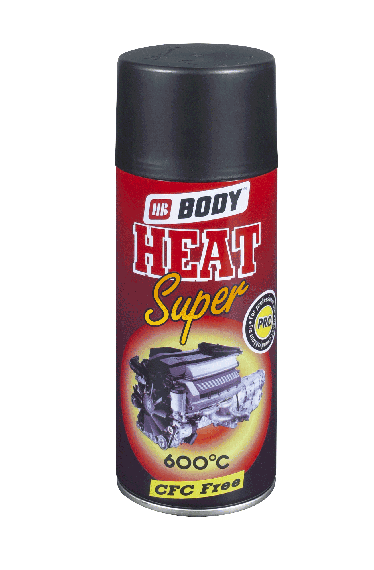 HB BODY BODY Heat Super 600°C Čierna,400ml