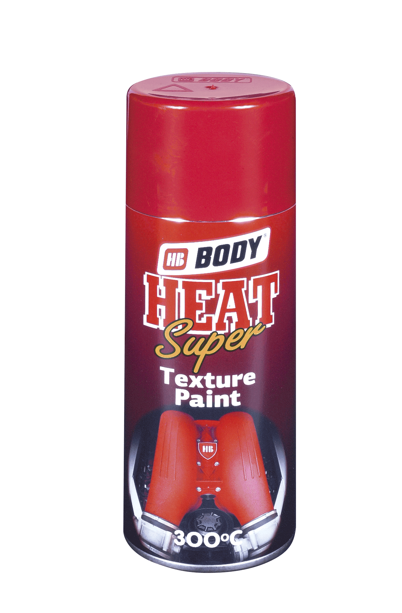HB BODY BODY Heat textured ferrari  - štruktúrový sprej červená Ferrari,400ml