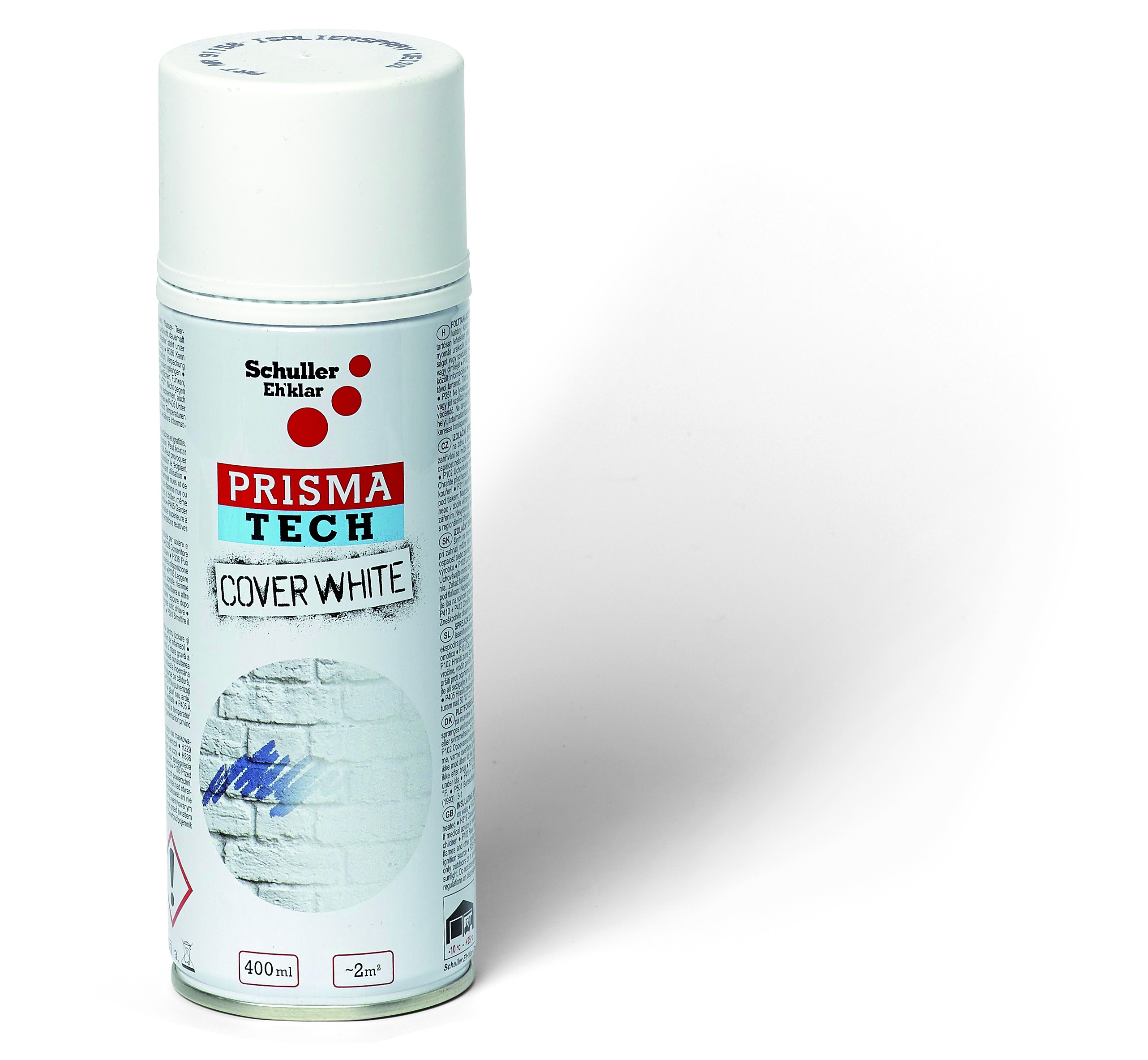 SCHULLER PRISMA TECH COVERWHITE – izolačný sprej na fľaky 91158 biela,400ml