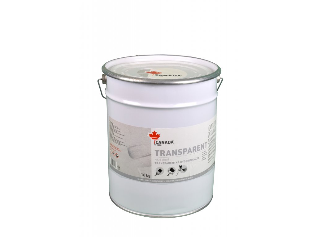 E-shop Canada Rubber TRANSPARENT - hydroizolácia terás 18kg
